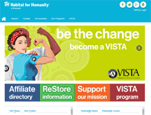 Tablet Screenshot of habitatwisconsin.org